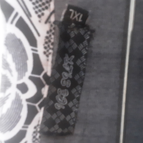 Ice Silk Plus Size 1XL Slinky Dress - Picture 6 of 9